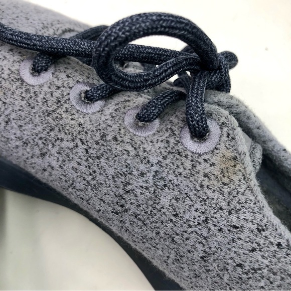allbirds wool runners trainers sneakers lace up grey speckle merino wool size 8 - Picture 8 of 10
